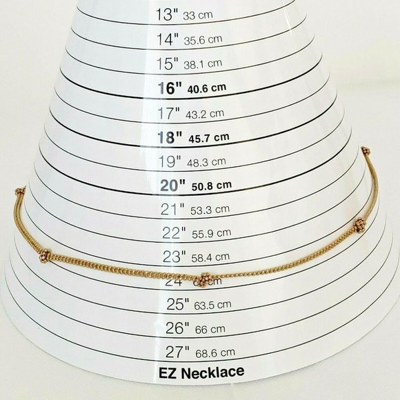 Anne Klein Gold Tone Knotted Necklace Lobster Clasp 24" With Extender - Picture 8 of 8